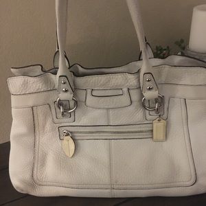 Coach leather handbag